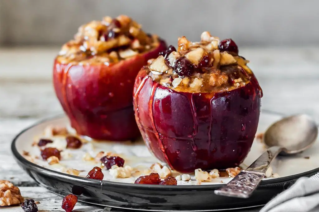 Pumpkin Spice Baked Apples