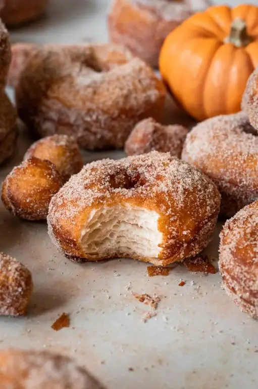 Pumpkin Spice Biscuit Donuts