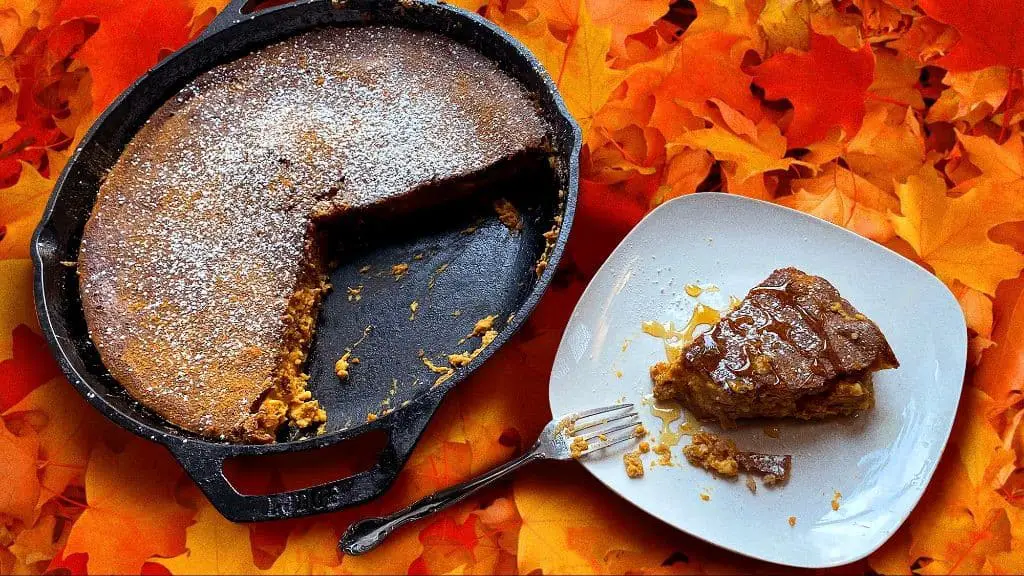 Pumpkin Spice Blintzes with Maple Syrup