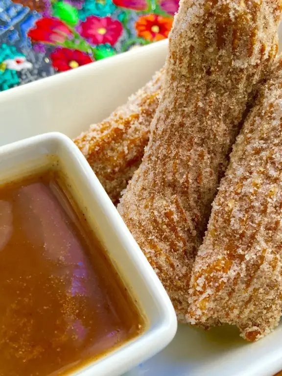 Pumpkin Spice Churros with Maple Glaze