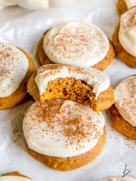 Pumpkin Spice Cookies with Icing