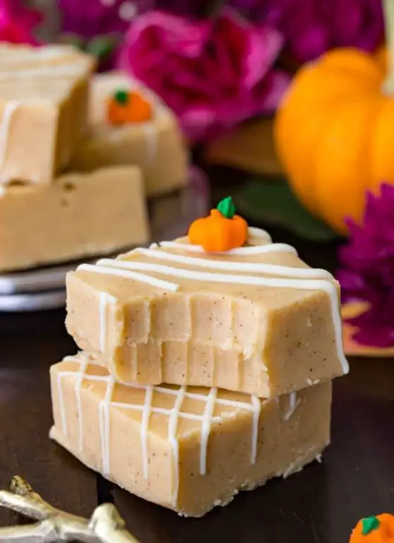 Pumpkin Spice Fudge with Condensed Milk