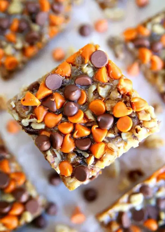 Pumpkin Spice Magic Bars