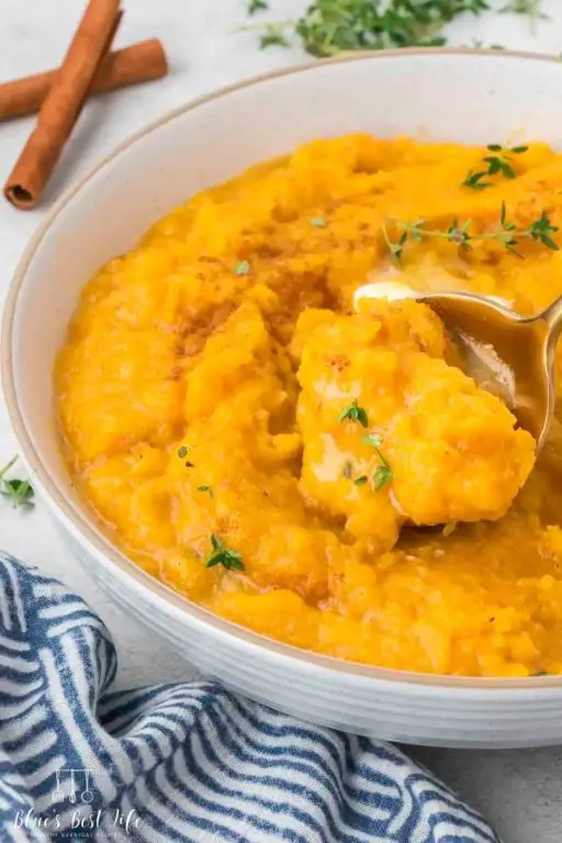 Pumpkin Spice Mashed Butternut Squash