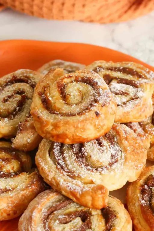 Pumpkin Spice Puff Pastry Swirls