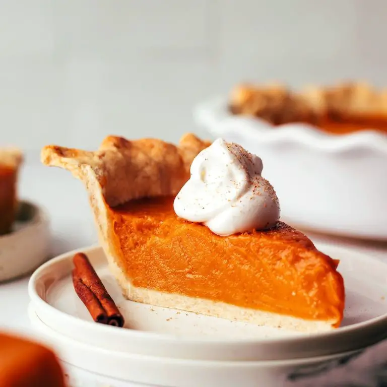 Pumpkin Spice Vegan Sweet Potato Pie