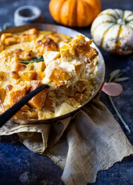 Pumpkin and Caramelized Onion Casserole