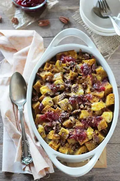 Pumpkin and Cranberry Casserole