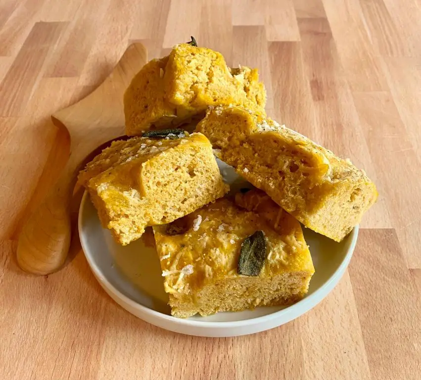 Pumpkin and Sage Focaccia
