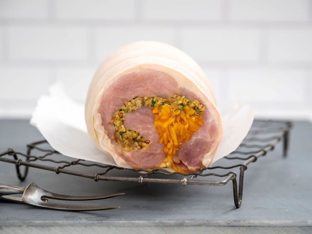 Pumpkin and Sage Stuffed Pork Loin