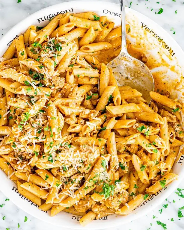 Pumpkin and Sausage Pasta Sauce