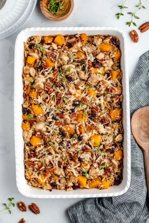 Pumpkin and Wild Rice Casserole