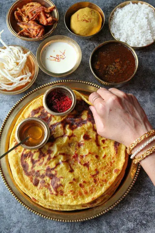 Puran Poli with Sweet Filling