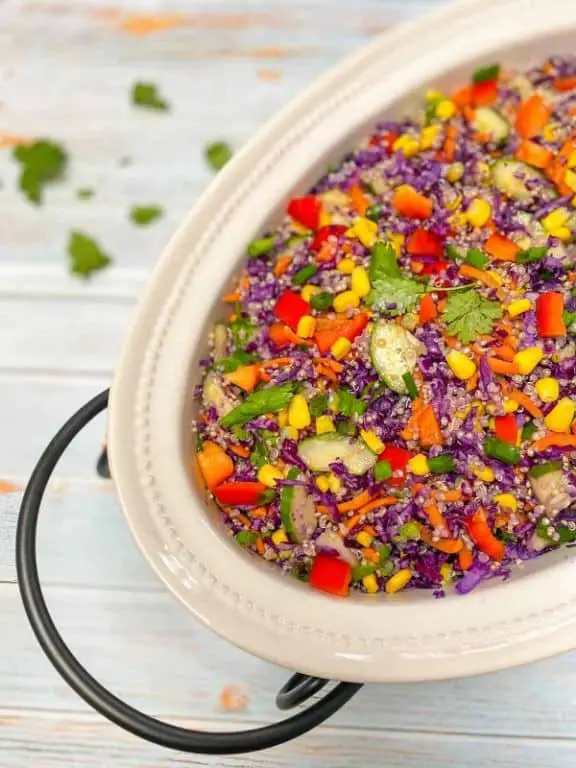 Purple Cabbage and Quinoa Salad