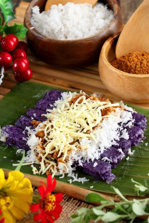 Puto Bumbong Style Rice Puto
