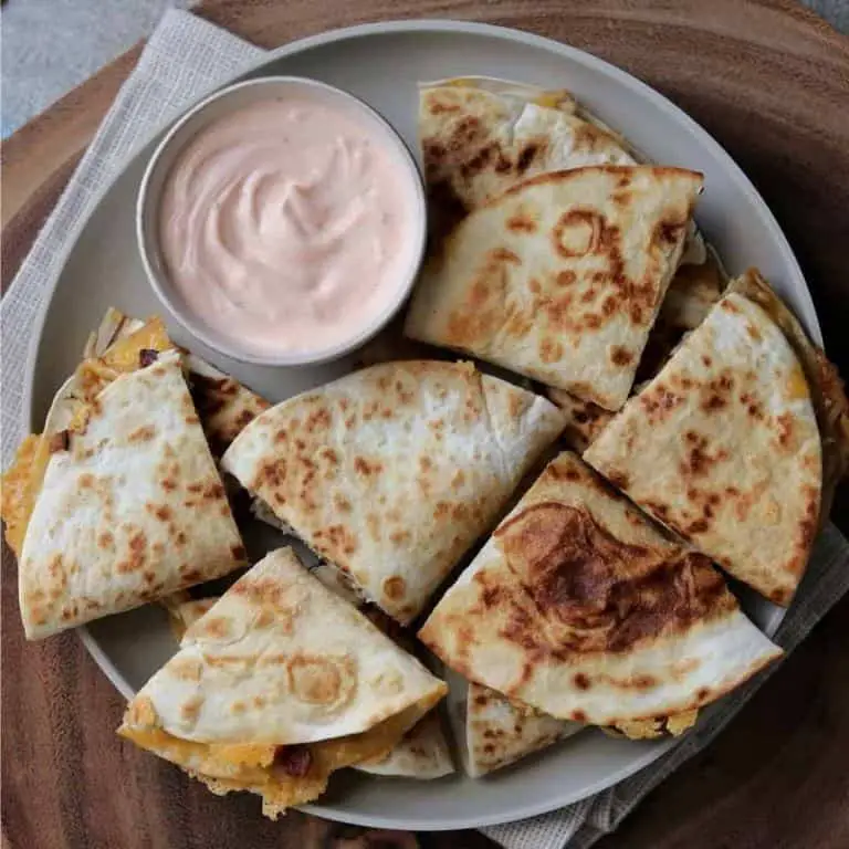 Quick Ground Chicken Quesadillas