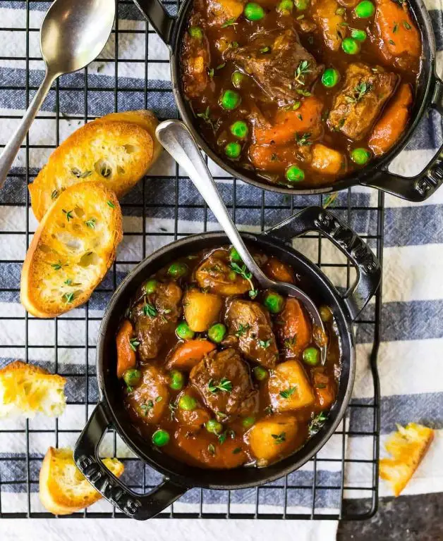 Quick Microwave Pressure Cooker Beef Stew