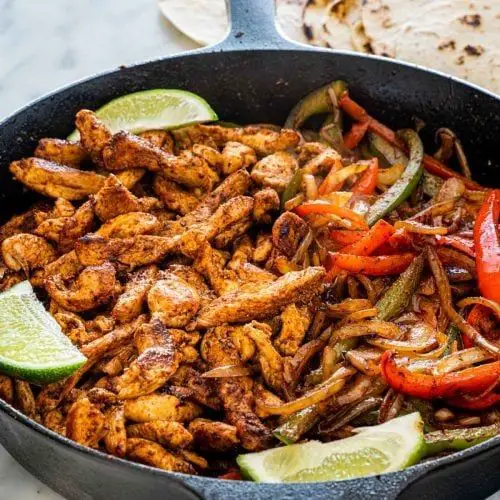 Quick Skillet Fajitas with Homemade Seasoning
