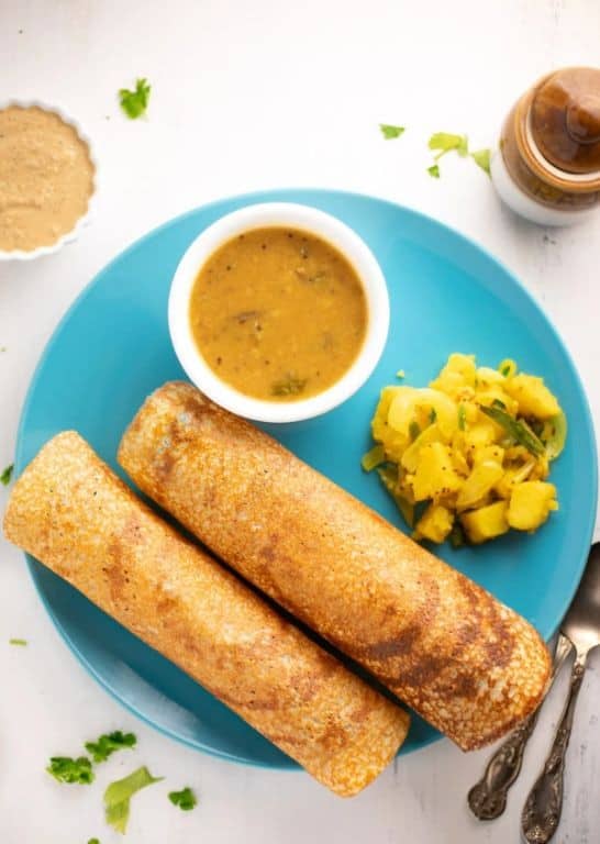 Quinoa Masala Dosa Filling