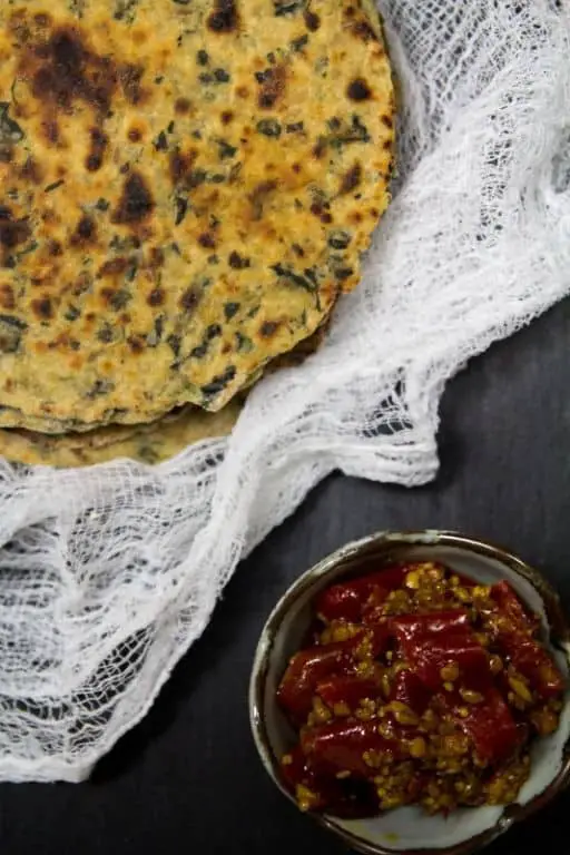 Quinoa Methi Paratha