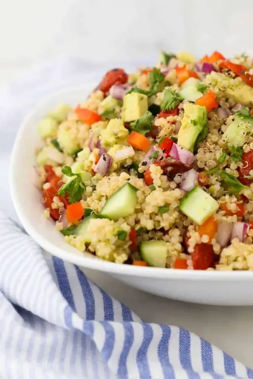 Quinoa Salad with Canned Veggies