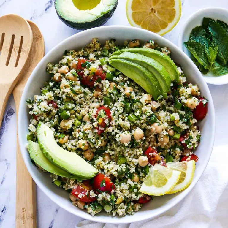 Quinoa Tabouli with Avocado Dressing