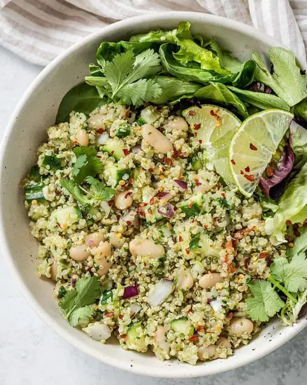 Quinoa Tabouli with Cilantro and Lime