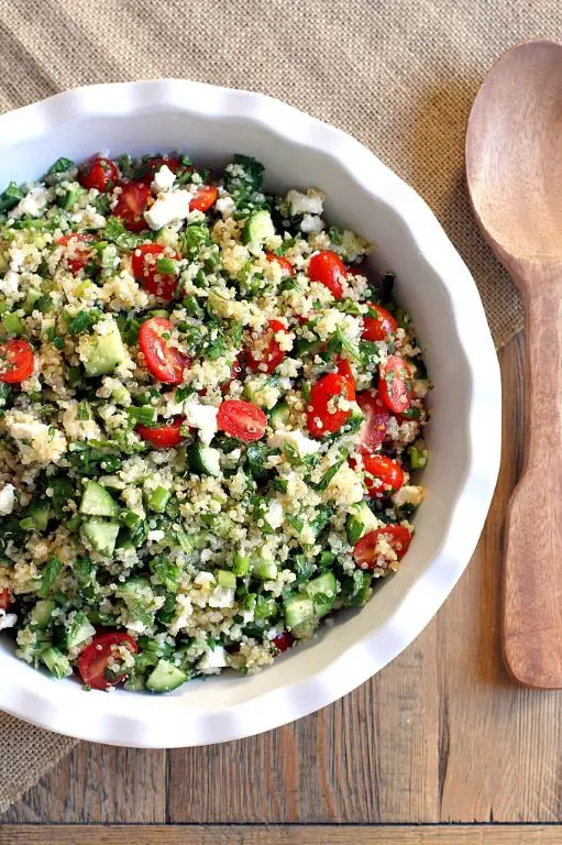 Quinoa Tabouli with Feta Cheese