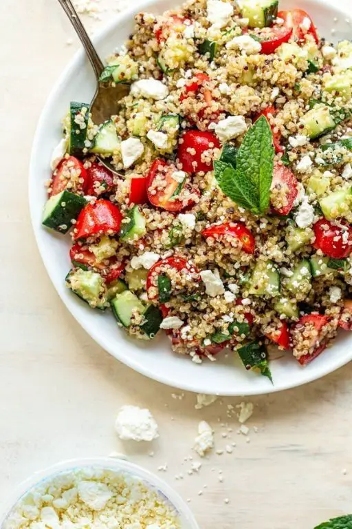 Quinoa Tabouli with Fresh Basil