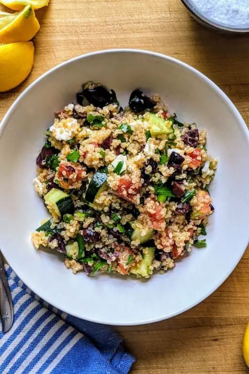 Quinoa Tabouli with Kalamata Olives