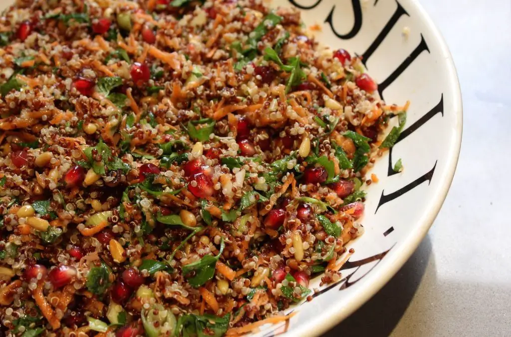 Quinoa Tabouli with Toasted Pine Nuts