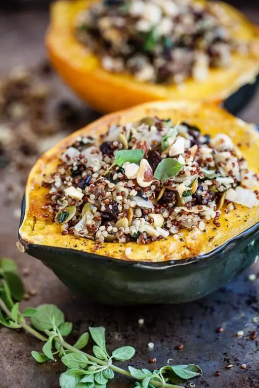 Quinoa-Stuffed Acorn Squash