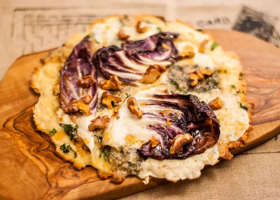 Radicchio and Blue Cheese Flatbread