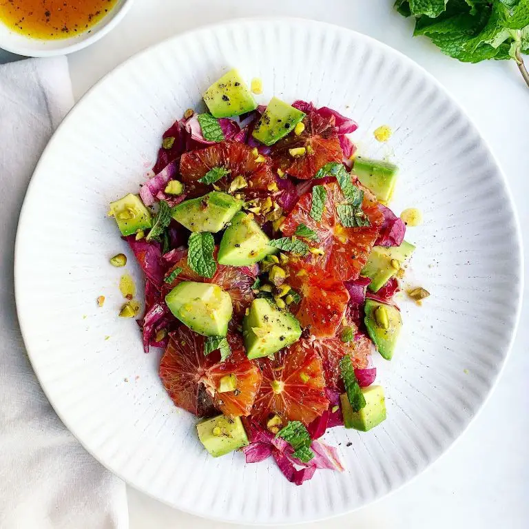 Radicchio and Citrus Avocado Salad
