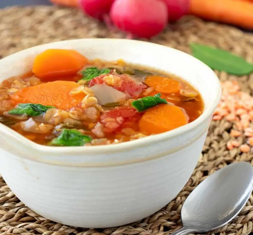 Radish and Lentil Stew