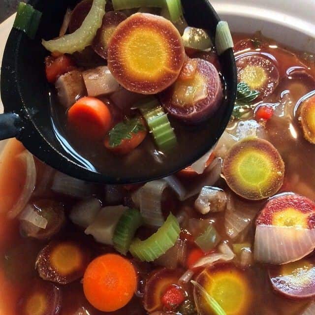 Rainbow Carrot and Ginger Soup