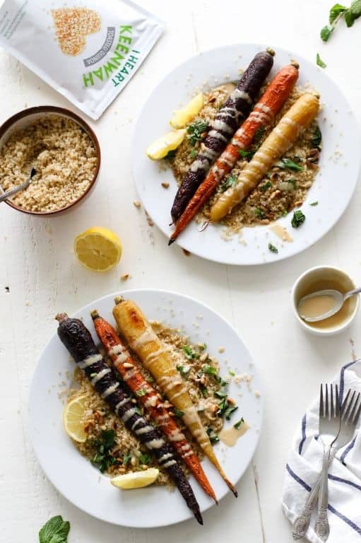 Rainbow Carrot and Quinoa Pilaf