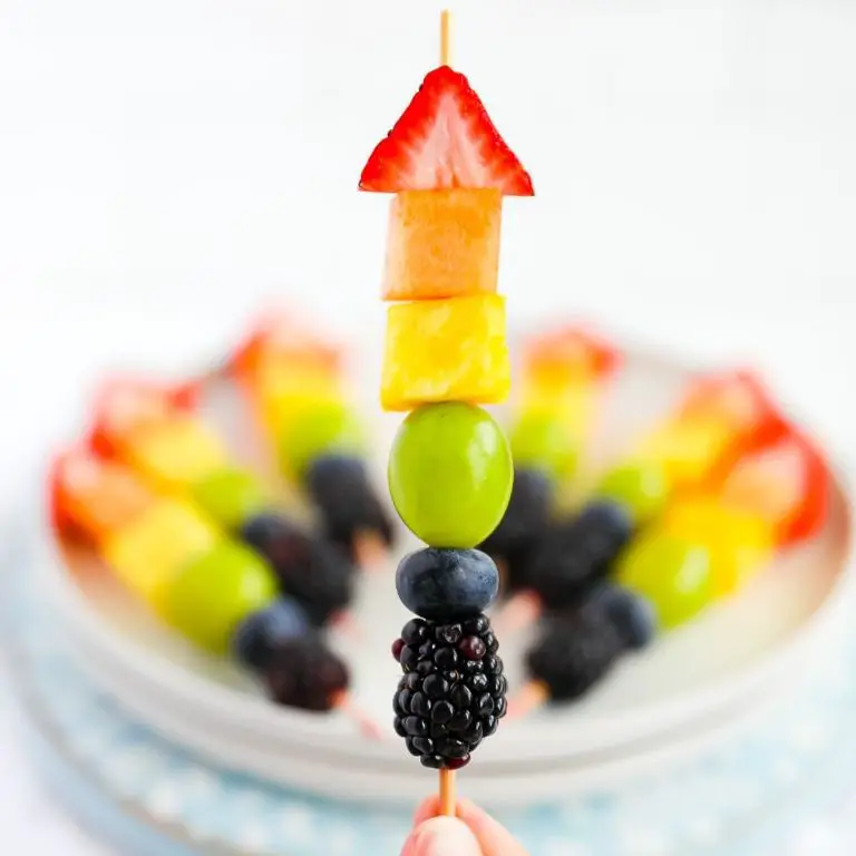 Rainbow Fruit Skewers