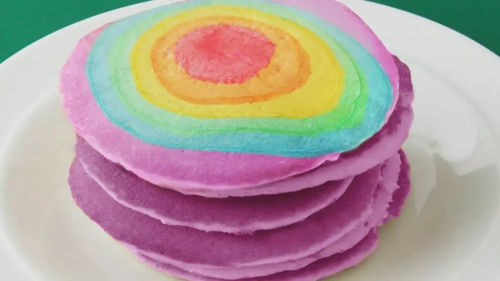 Rainbow Swirl Pancakes