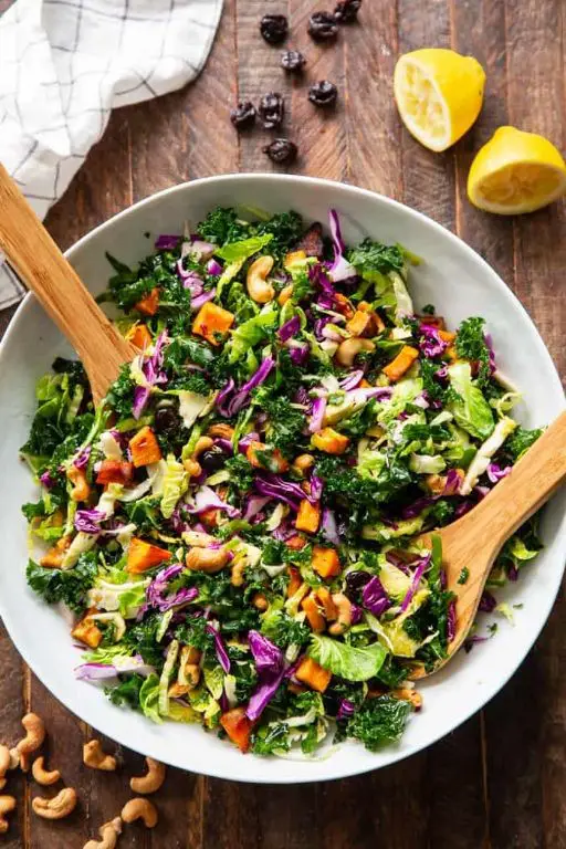 Rainbow Vegetable Salad with Lemon Vinaigrette