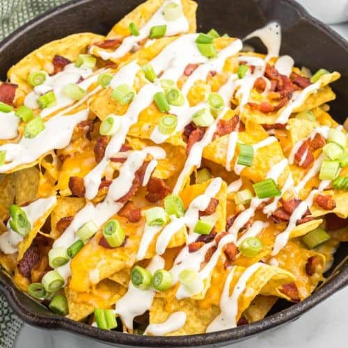 Ranch Dressing Loaded Nachos