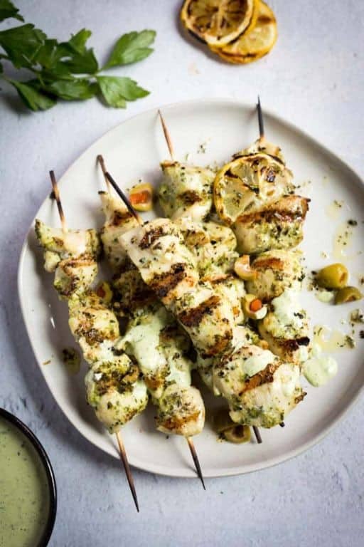 Ranch Dressing Marinated Skewers