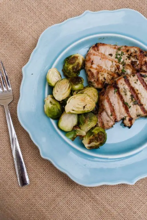 Ranch Marinated Grilled Pork Chops
