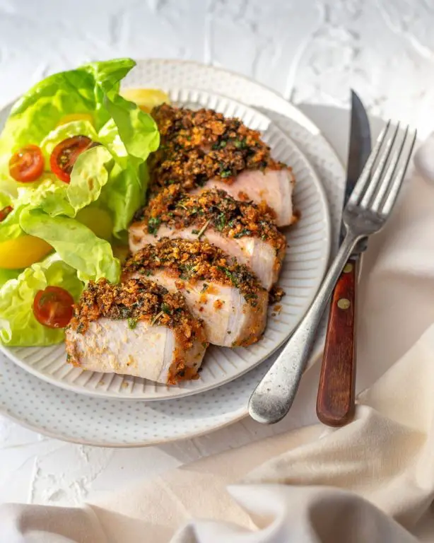 Ranch and Herb Crusted Pork Chops