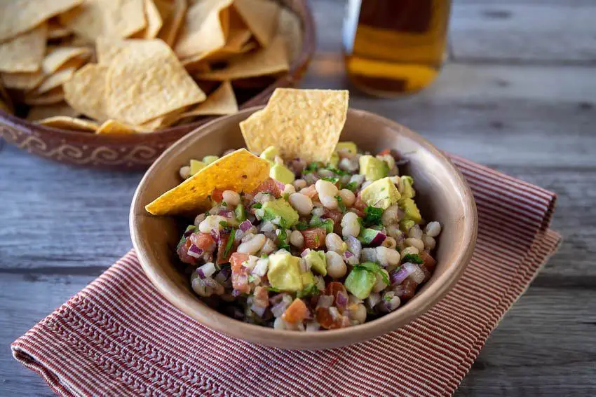 Rancho Gordo Bean and Avocado Salad