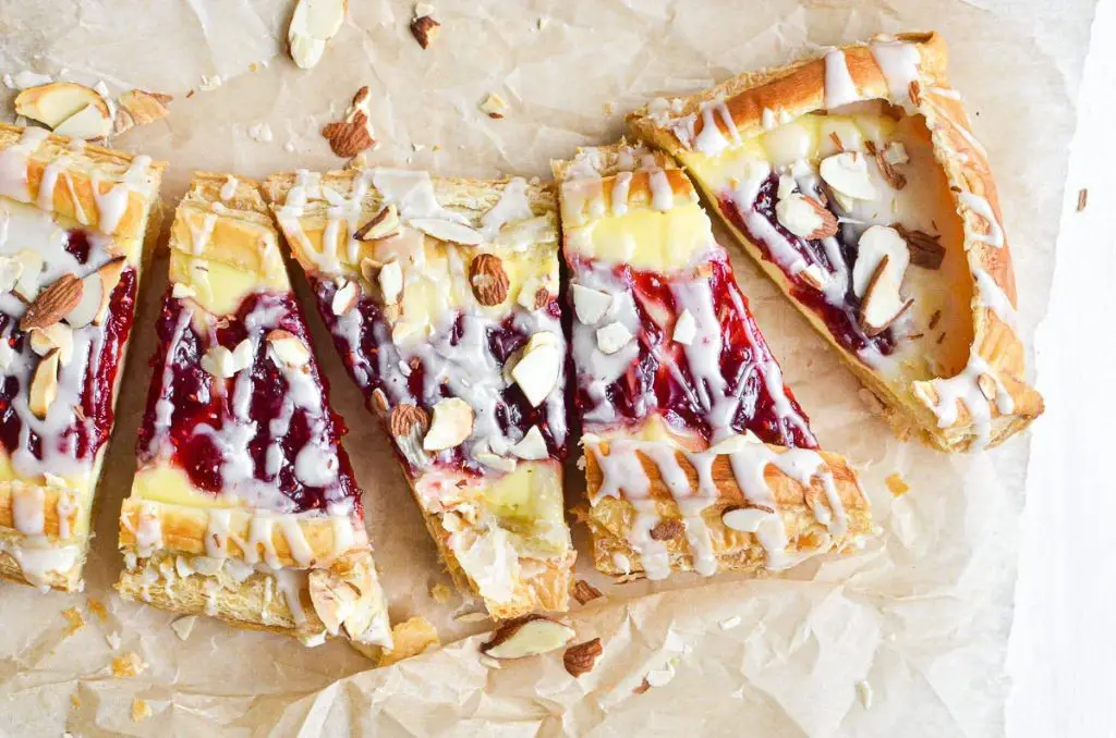 Raspberry Almond Puff Pastry Danish