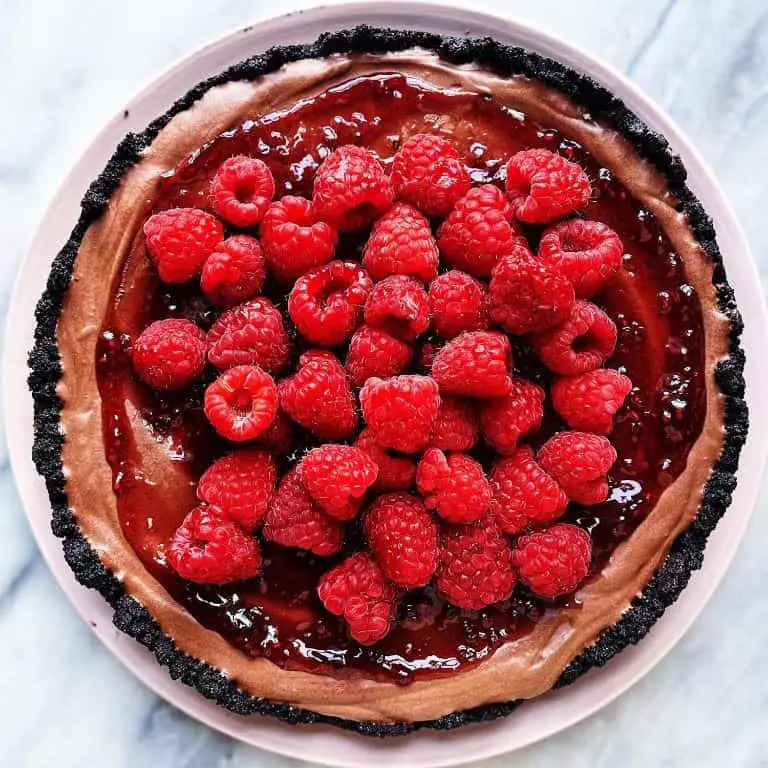 Raspberry Chocolate Single Crust Pie