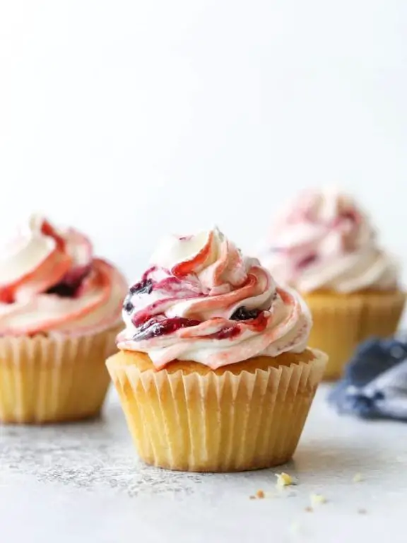 Raspberry Swirl Whipped Buttercream Frosting