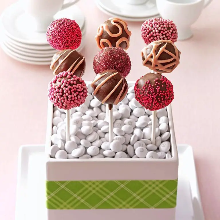 Raspberry Truffle Cake Pops