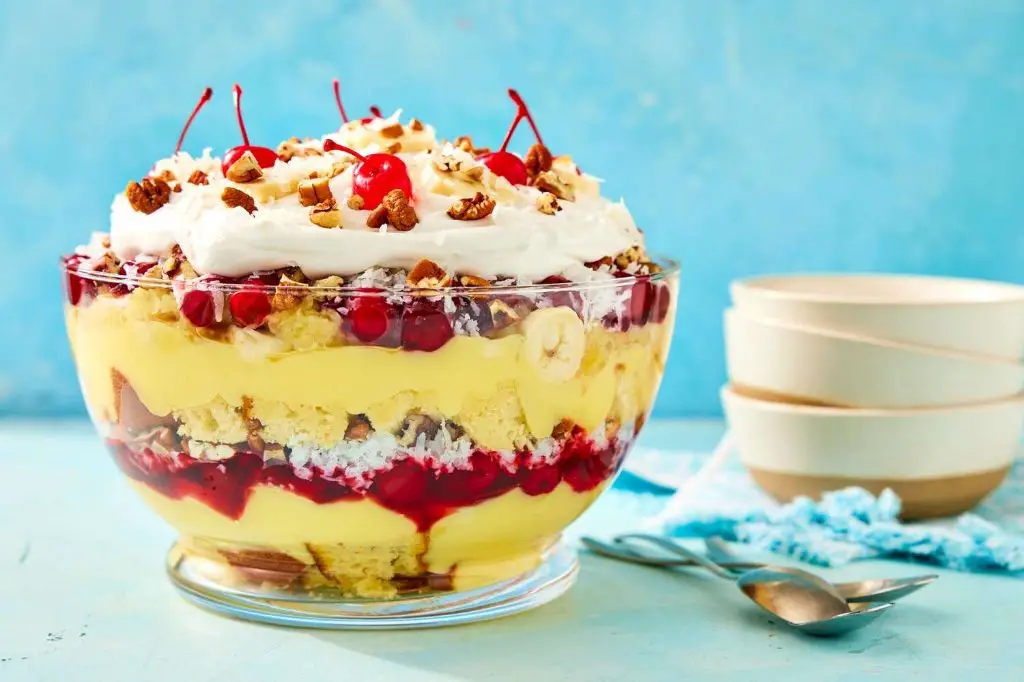 Raspberry Vanilla Punch Bowl Cake
